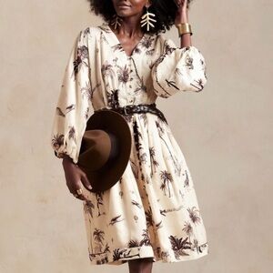 COPY - Banana Republic | Linen Safari mini dress - M